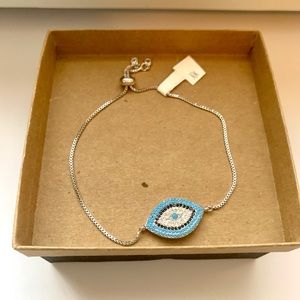 Diamond Evil Eye Bracelet